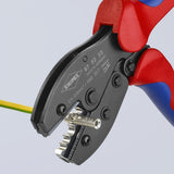 KNIPEX 8.55-in Electrical Crimping Pliers, Comfort Grip