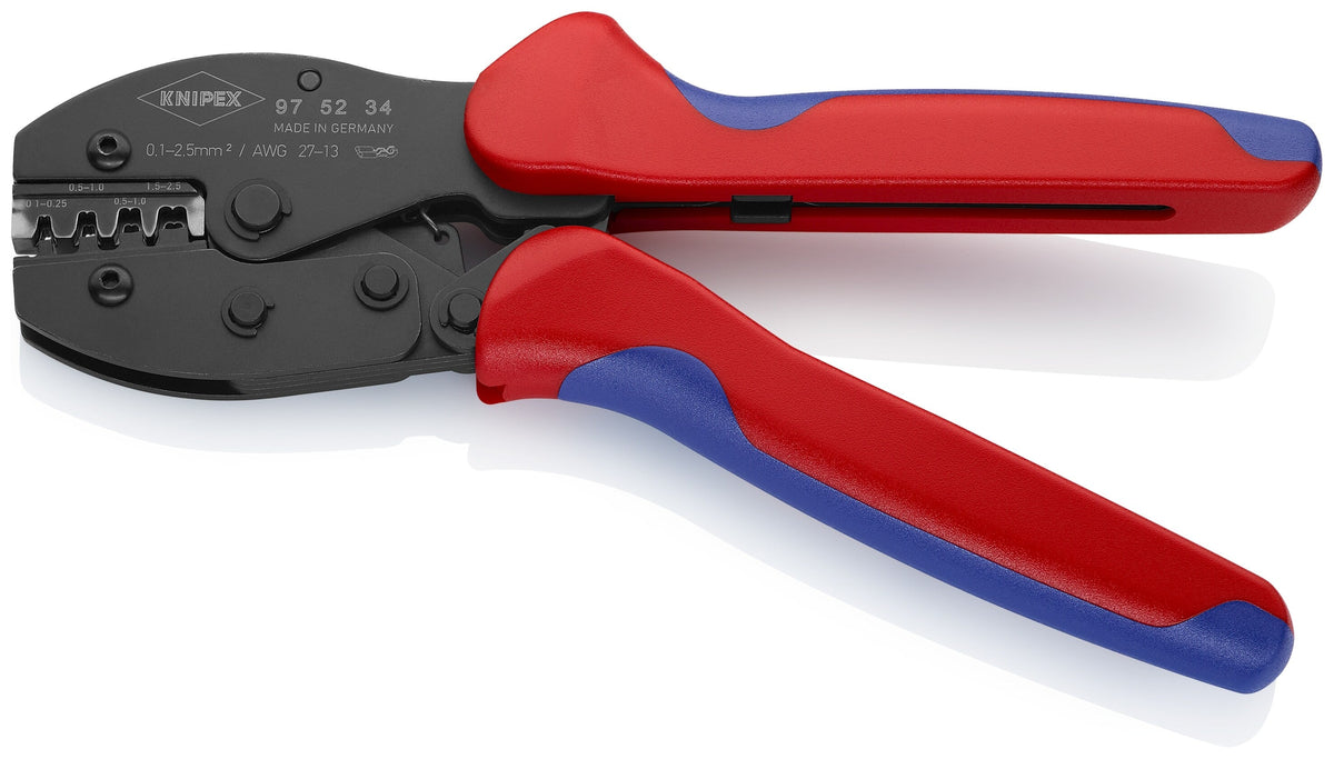 KNIPEX 8.6-in Electrical Crimping Pliers, Model 97 52 34