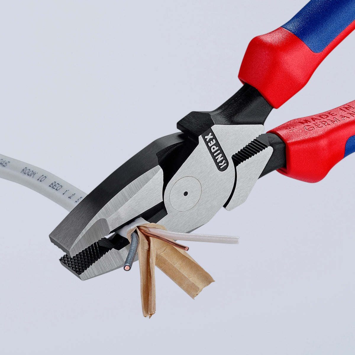 KNIPEX 9.5-in Lineman Cutting Pliers with Tether Attachment
