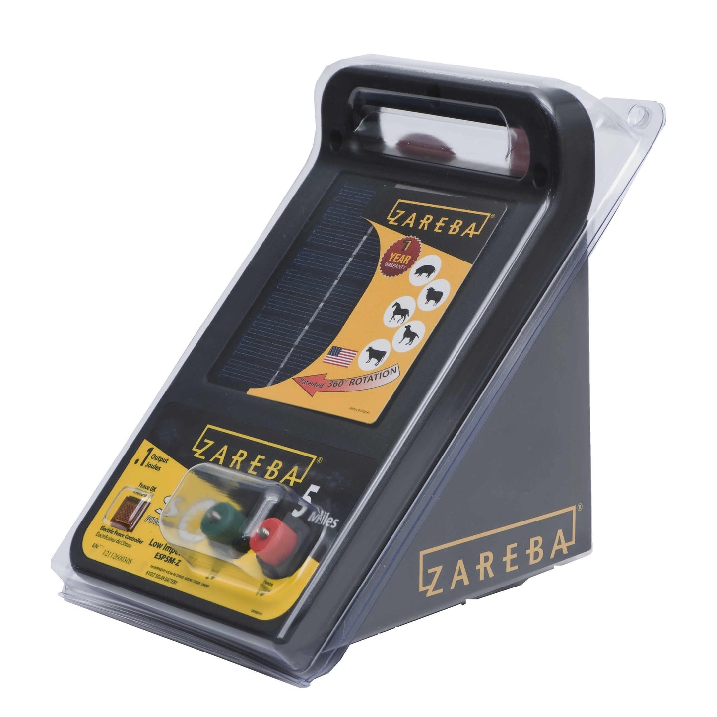 Zareba Systems 5-Mile Solar Electric Fence Charger