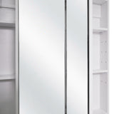 Design House Cyprus 25.1-in x 24.5-in Surface/Recessed Mount Clear Mirrored Medicine Cabinet