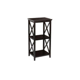 X-Frame 18 in. W 3-Shelf Storage Tower in White - Super Arbor