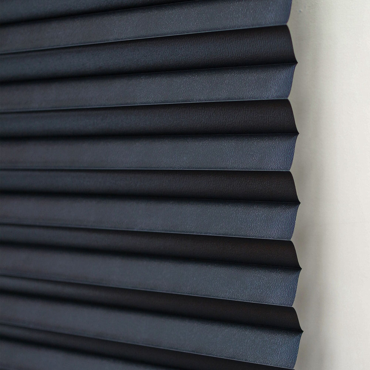 Achim Cordless 1-2-3 Shade, 48 in W x 75 in L, Black Room Darkening Cordless Pleated Temporary Shade