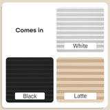 Achim Cordless 1-2-3 Shade, 48 in W x 75 in L, Black Room Darkening Cordless Pleated Temporary Shade
