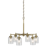 Kichler Winslow 6-Light Gold Industrial Chandelier