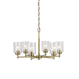 Kichler Winslow 6-Light Gold Industrial Chandelier