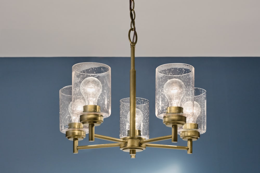Kichler Winslow 5-Light Gold Industrial Chandelier