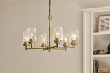 Kichler Winslow 6-Light Gold Industrial Chandelier