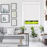 Achim Tear Down Room Darkening Shade, 73-in W x 72-in L, White Cordless Vinyl Roller Shade
