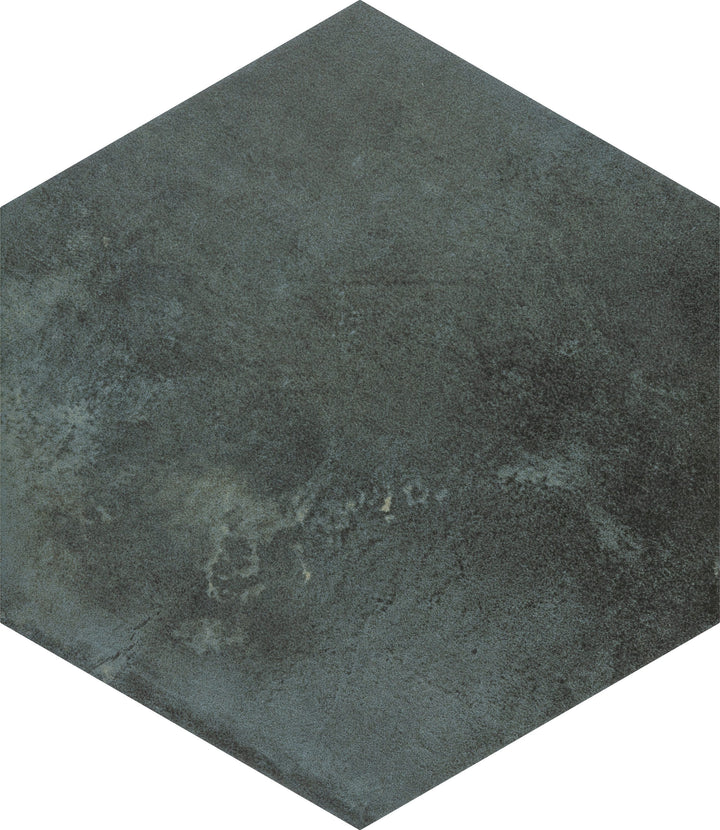Affinity Tile Industrial Hex Green 9-in x 10-in Multi-finish Porcelain Hexagon Floor and Wall Tile product image