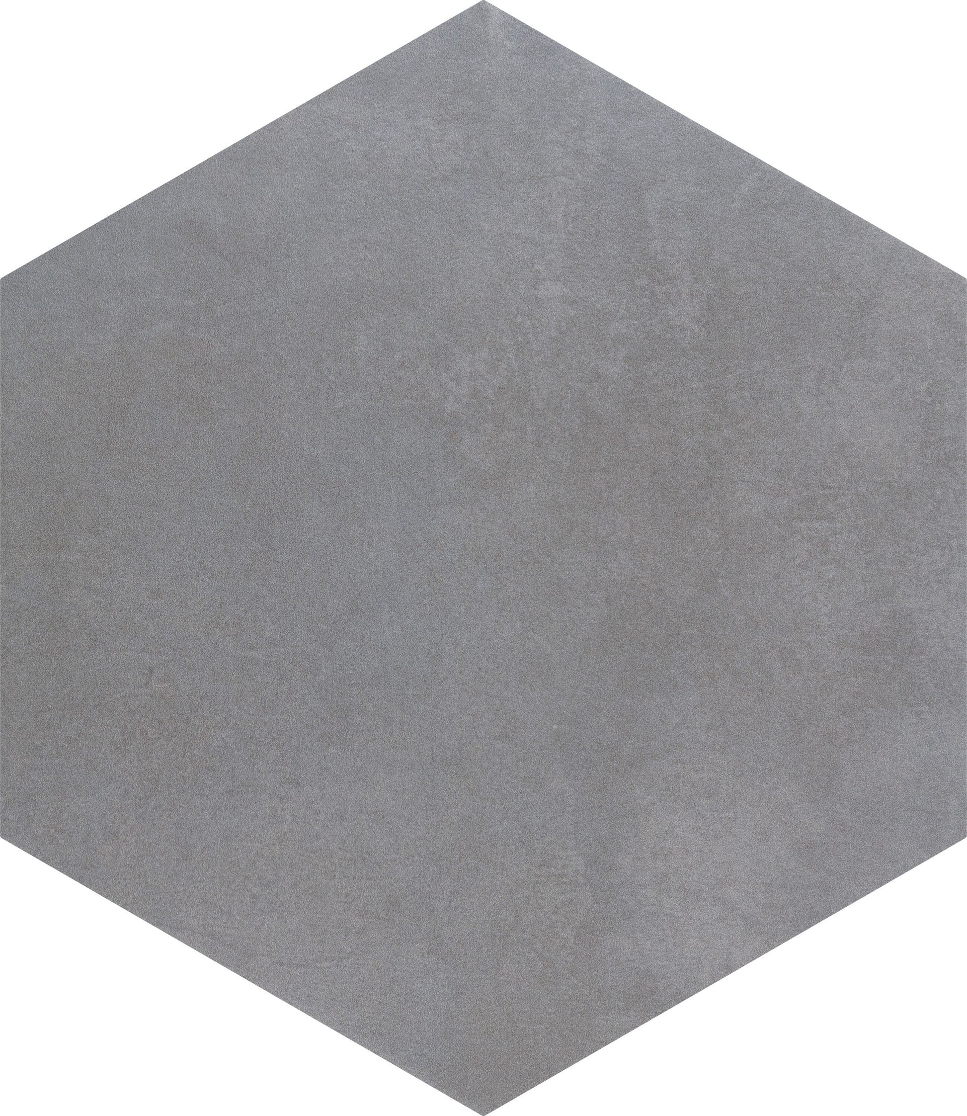 Affinity Tile Industrial Hex Silver 9-in x 10-in Multi-finish Porcelain Hexagon Floor and Wall Tile product image