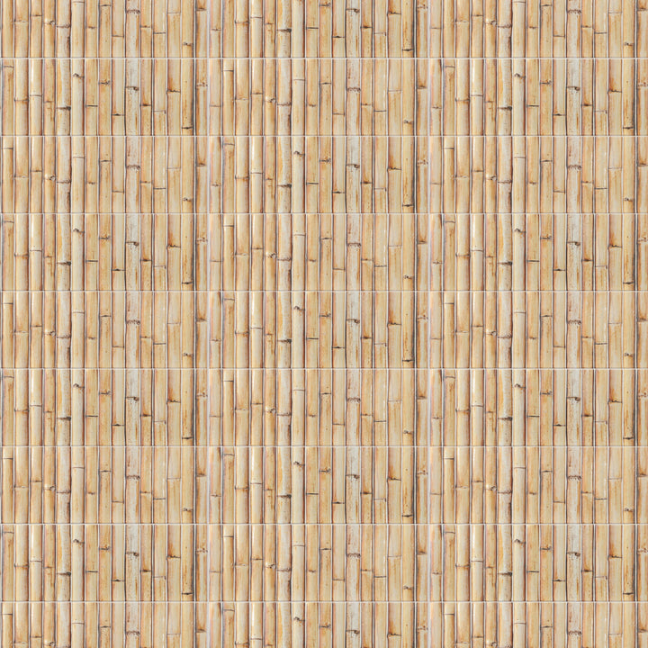 Affinity Tile Bamboo Haven Tiki Cream 6-in x 12-in Matte Ceramic Wood look Wall Tile product image