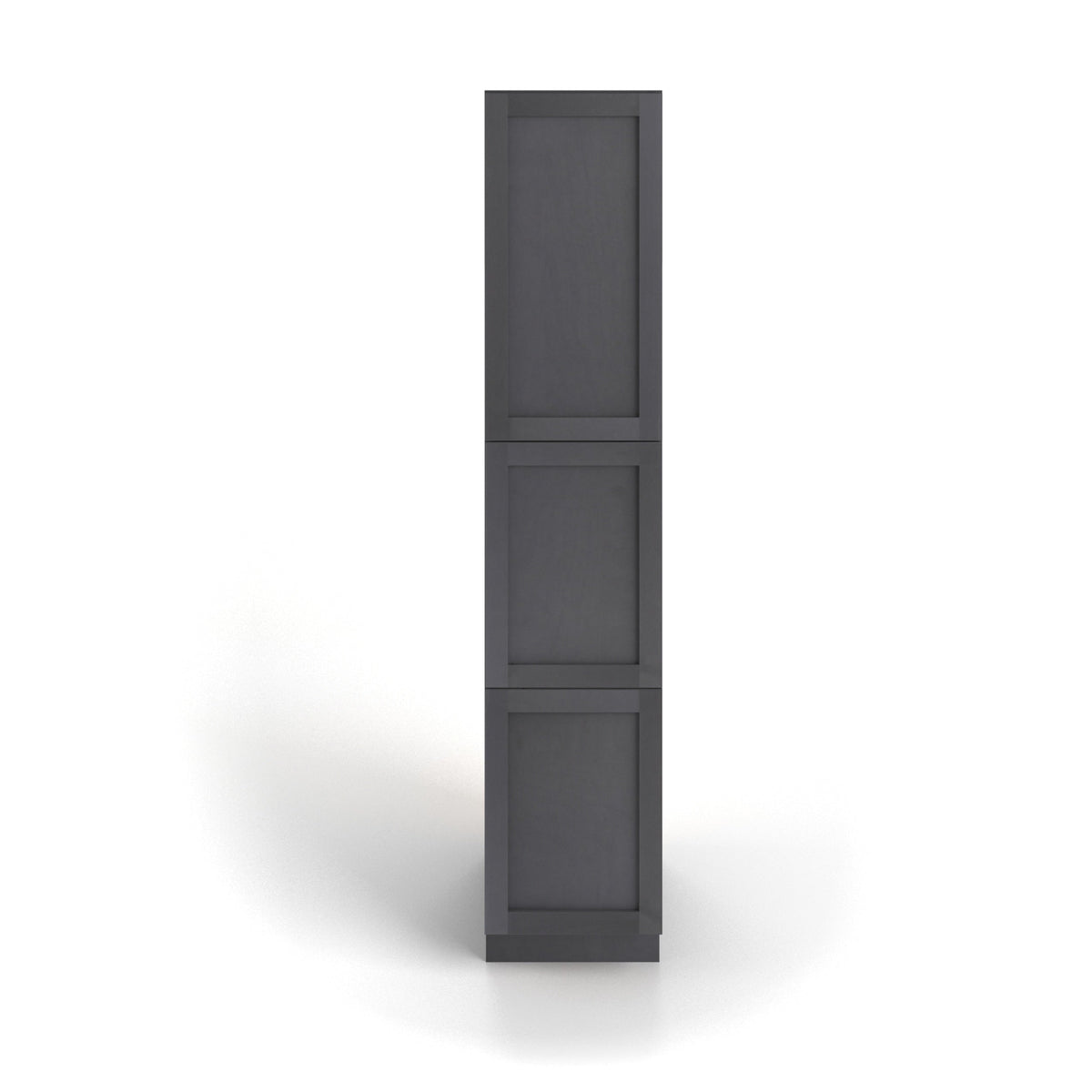 Valleywood Cabinetry 18-in W x 90-in H x 24-in D Ideal Gray Birch Pantry Ready To Assemble Plywood Cabinet (Flat Panel Shaker Door Style)