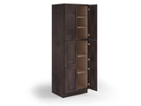 Valleywood Cabinetry 30-in W x 84-in H x 24-in D Rustic Hickory Pantry Ready To Assemble Plywood Cabinet (Flat Panel Shaker Door Style)