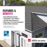 Owens Corning TruDefinition Duration Cool Forest Brown Architectural Roof Shingles — 32.8-sq ft per Bundle