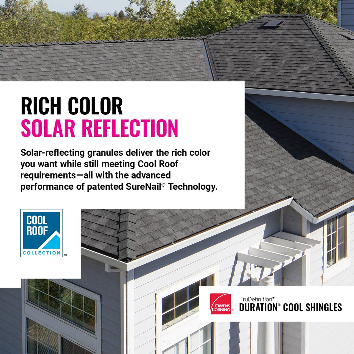 Owens Corning TruDefinition Duration COOL Mountainside Architectural Roof Shingles, Algae-Resistant, 32.8-sq ft per Bundle