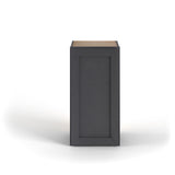 Valleywood Cabinetry 18-in W x 42-in H x 12-in D Ideal Gray Birch Wall Ready To Assemble Plywood Cabinet (Flat Panel Shaker Door Style)