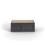 Valleywood Cabinetry 36-in W x 12-in H x 12-in D Ideal Gray Birch Wall Ready To Assemble Plywood Cabinet (Flat Panel Shaker Door Style)