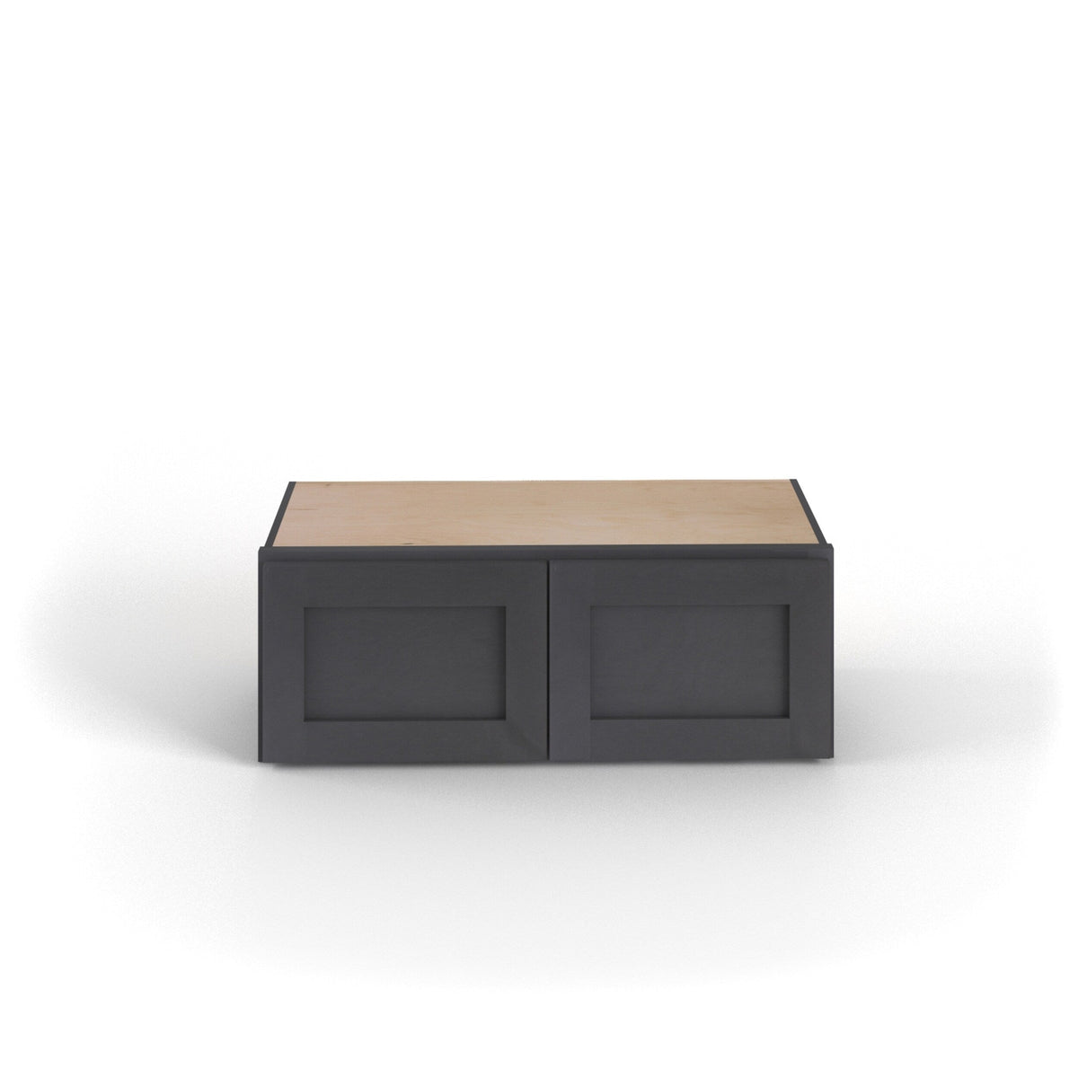 Valleywood Cabinetry 36-in W x 15-in H x 12-in D Ideal Gray Birch Wall Ready To Assemble Plywood Cabinet (Flat Panel Shaker Door Style)