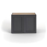 Valleywood Cabinetry 33-in W x 24-in H x 12-in D Ideal Gray Birch Wall Ready To Assemble Plywood Cabinet (Flat Panel Shaker Door Style)