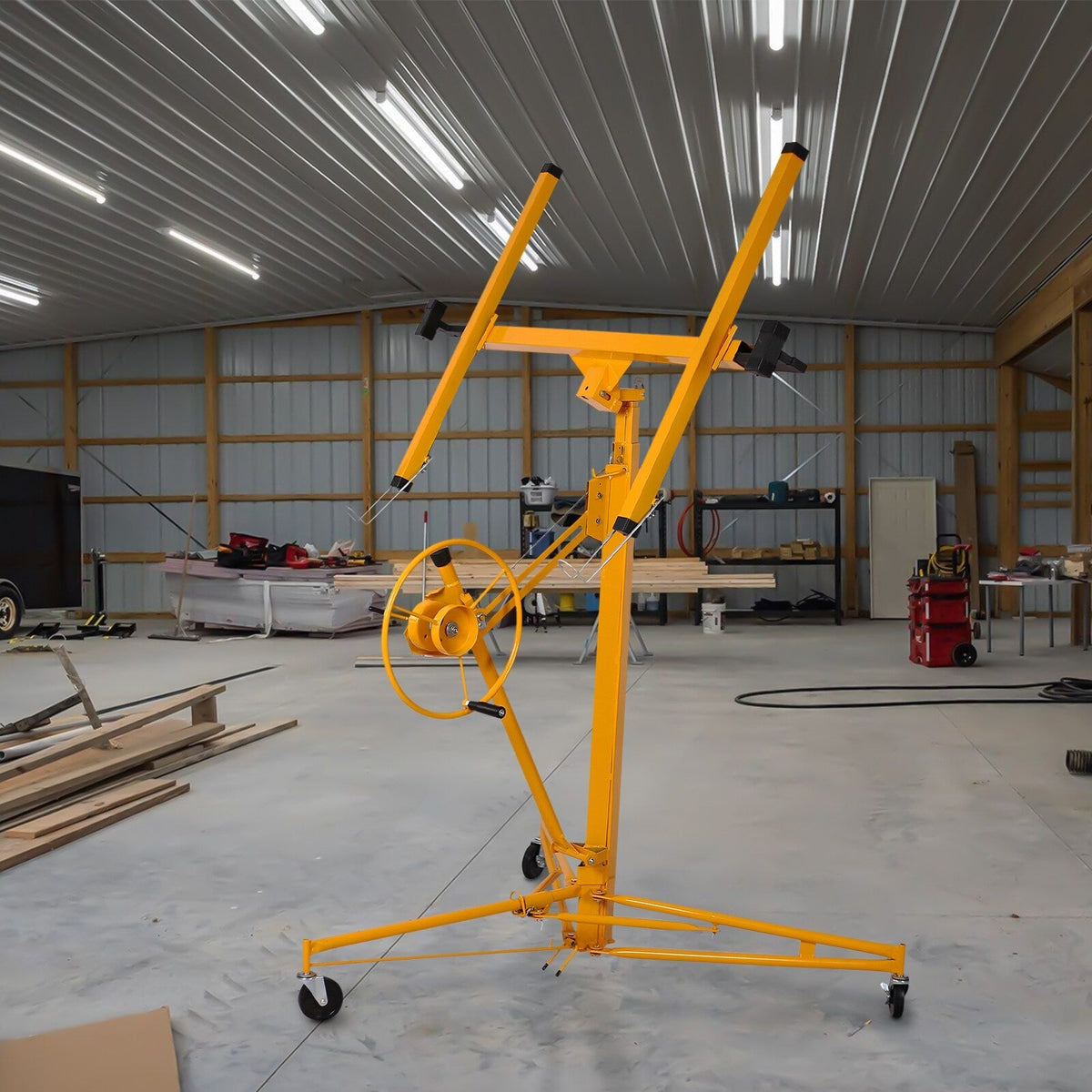 Maocao Hoom 13ft Drywall Lift 13-ft H x 53-in L x 53-in W Steel Drywall Lift