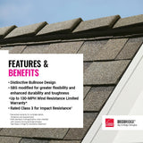 Owens Corning DecoRidge 10 in. Desert Tan Hip & Ridge Asphalt Shingles (20 Linear Ft. per Bundle)