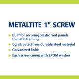 SUN 'N RAIN Plastic Horizontal Closure-6, Beige – 10 Packs of 6 (24 in length)