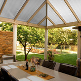 Sunlite 2-ft x 4-ft Corrugated White Opal Polycarbonate Roof Panel, 5-Pack