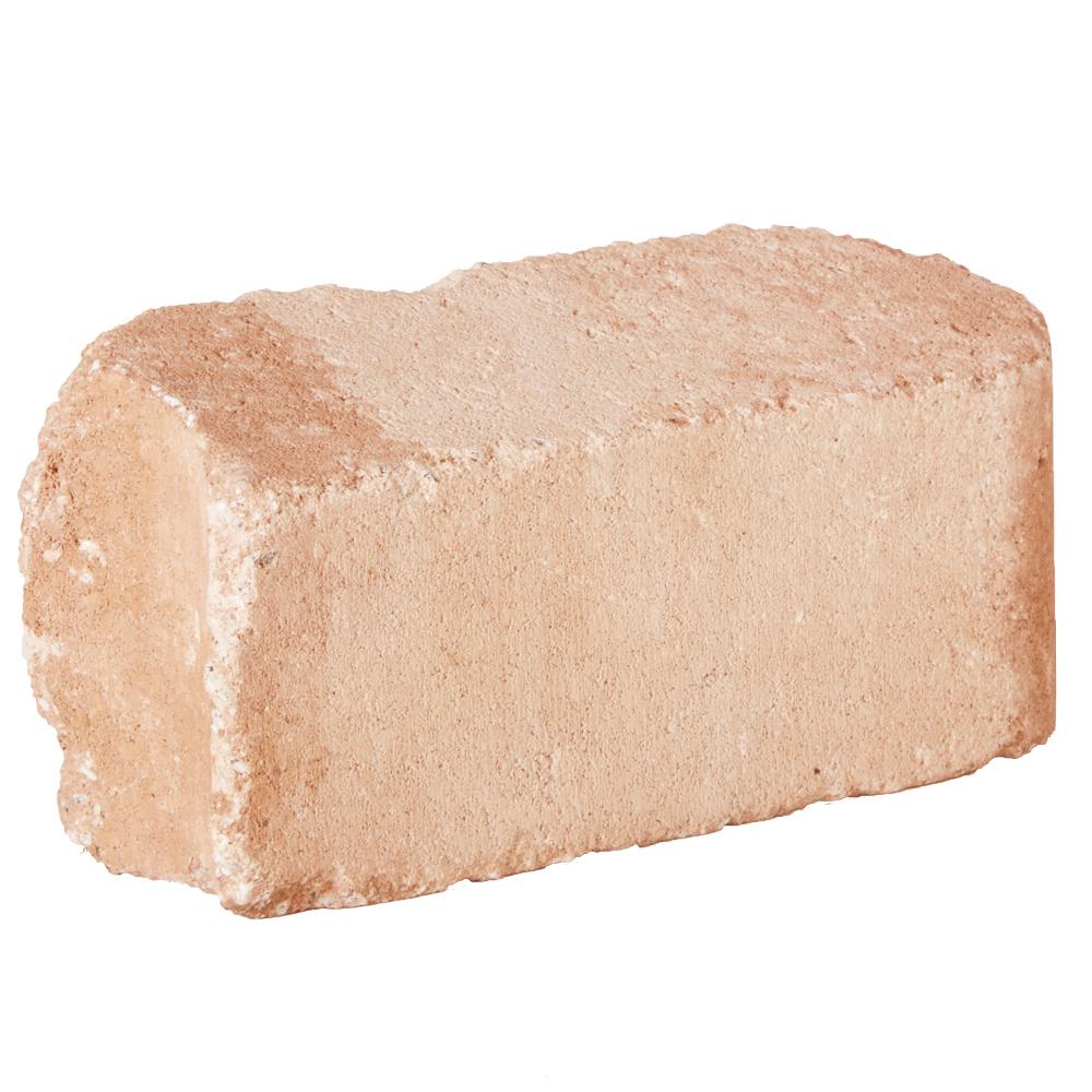 Pavestone RumbleStone 10.5 in. x 3.5 in. x 5.25 in. Cafe Concrete Edger (144 Pcs. / 125 Lin. ft. / Pallet) - Super Arbor