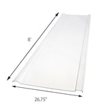 EZ GLAZE 2.24-ft x 8-ft Corrugated Clear Polycarbonate Roof Panels, 5-Pack