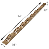 SUN 'N RAIN Plastic Horizontal Closure-6, Beige – 10 Packs of 6 (24 in length)