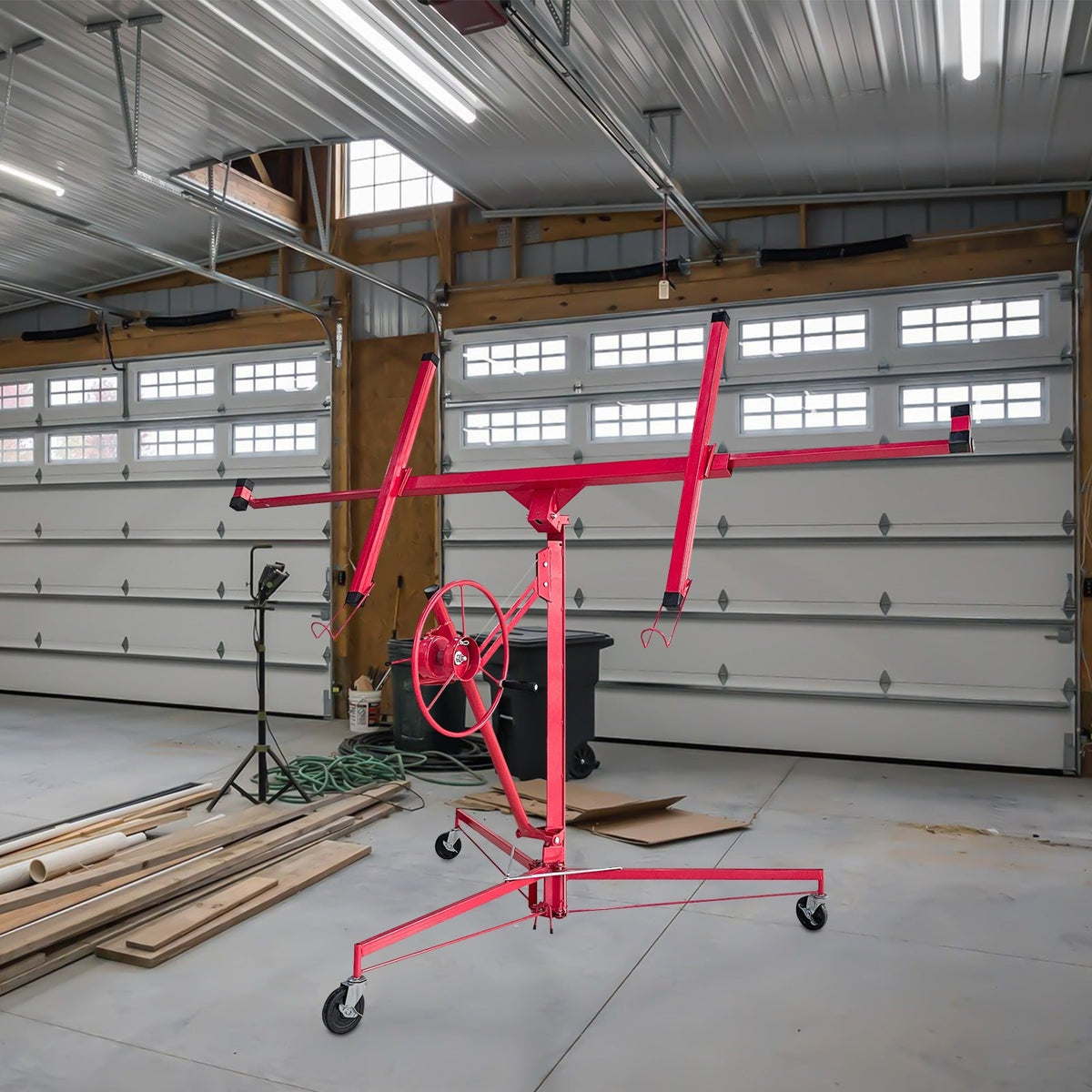Maocao Hoom 11ft Drywall Lift 11-ft H x 115-in L x 61-in W Steel Drywall Lift