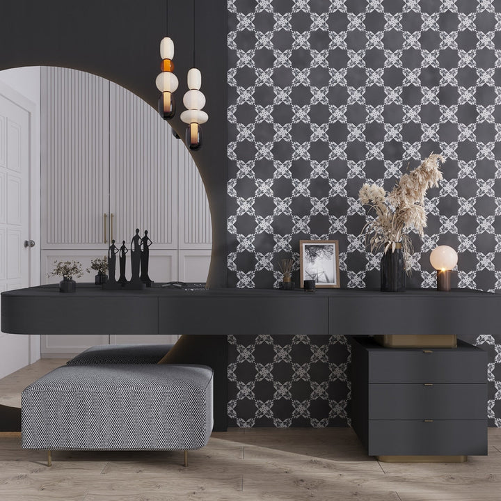 Apollo Tile Siena Gray 6-in x 6-in Matte Ceramic Stone Look Floor and Wall Tile (5.37-sq. ft/ Carton)