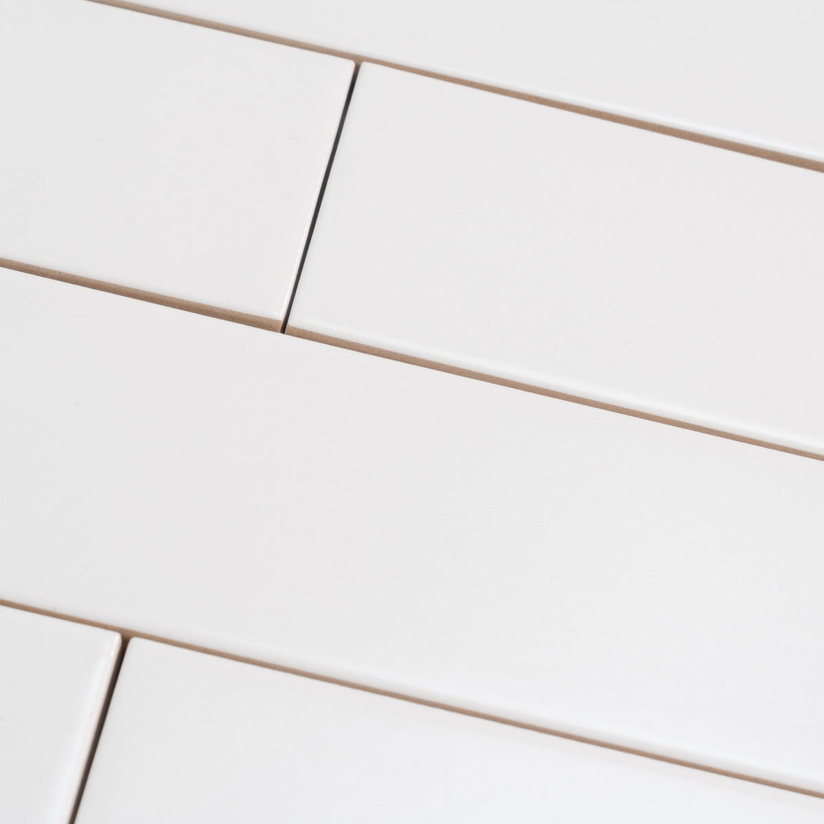 Apollo Tile Arte White 2-in x 8-in Matte Ceramic Brick Look Floor and Wall Tile (5.4-sq. ft/ Carton)
