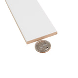 Apollo Tile Arte White 2-in x 8-in Matte Ceramic Brick Look Floor and Wall Tile (5.4-sq. ft/ Carton)