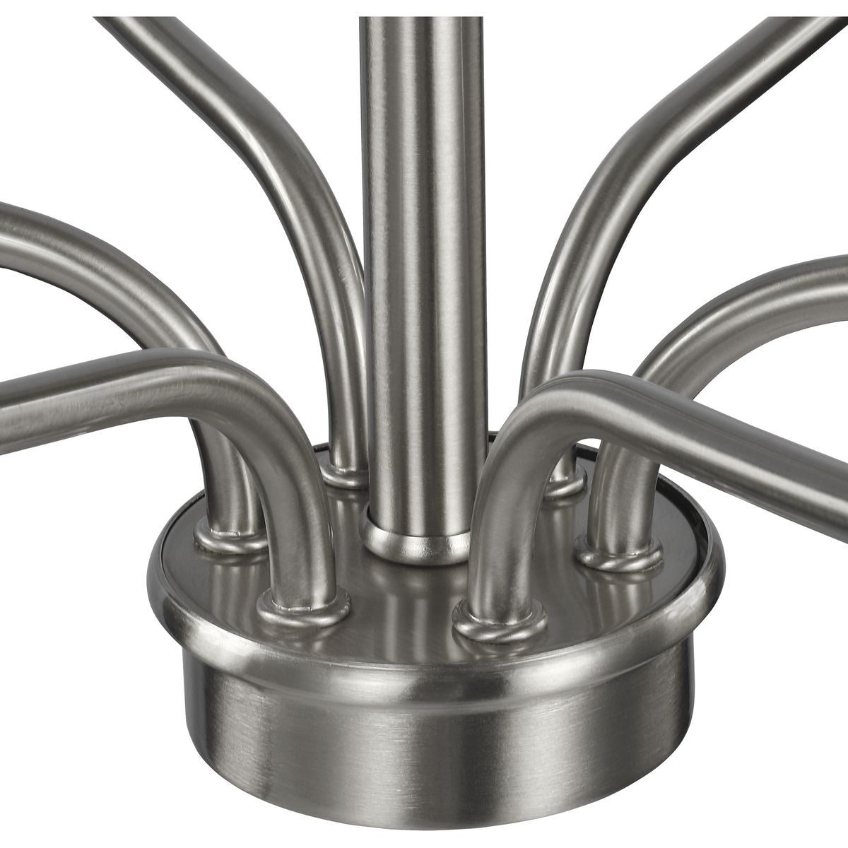 Progress Lighting Bonita 6-Light Brushed Nickel Transitional Chandelier