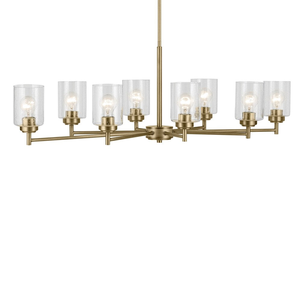 Kichler Winslow 8-Light Gold Industrial Chandelier