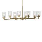 Kichler Winslow 8-Light Gold Industrial Chandelier