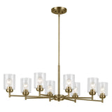 Kichler Winslow 8-Light Gold Industrial Chandelier