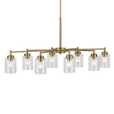 Kichler Winslow 8-Light Gold Industrial Chandelier
