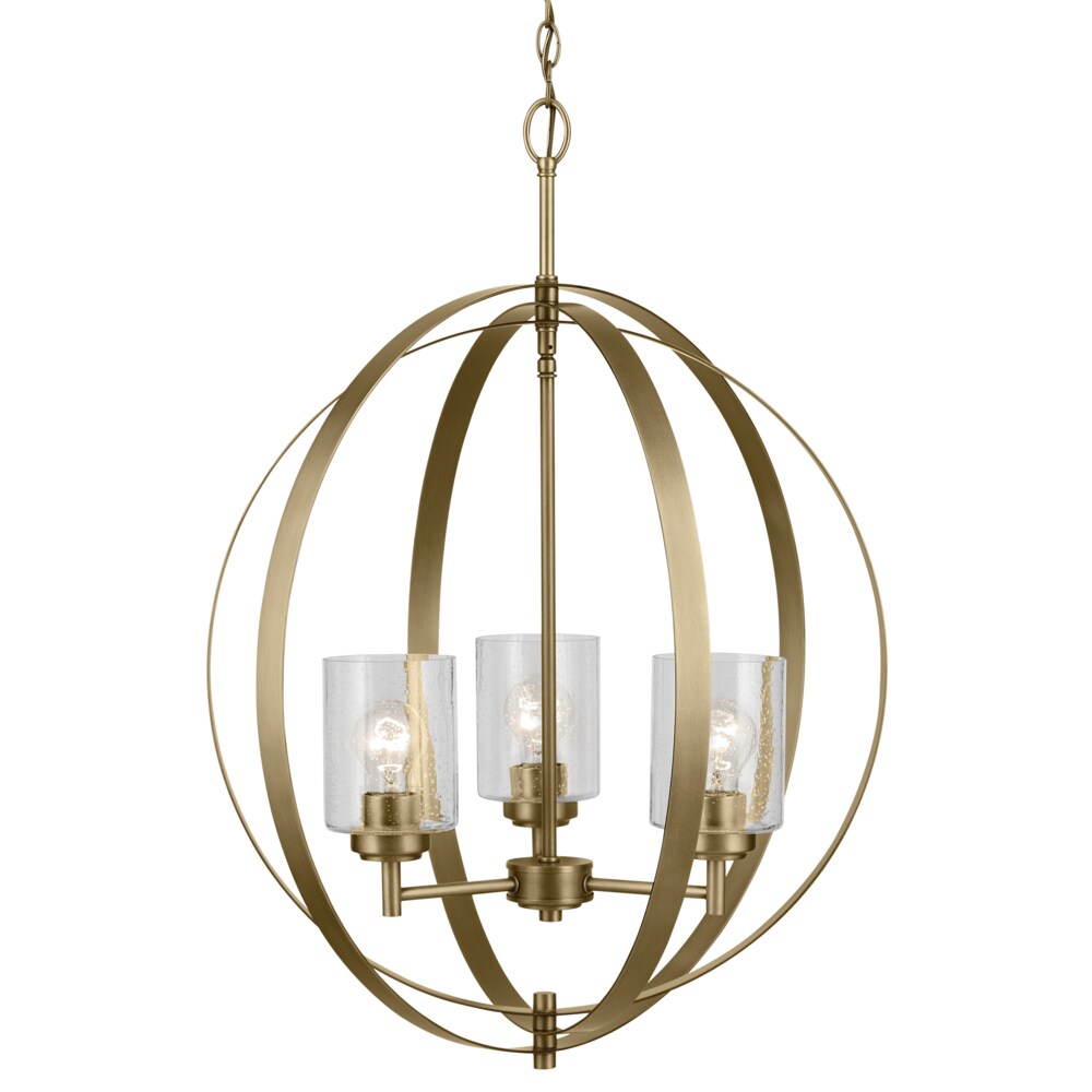 Kichler Winslow 3-Light Gold Industrial Chandelier