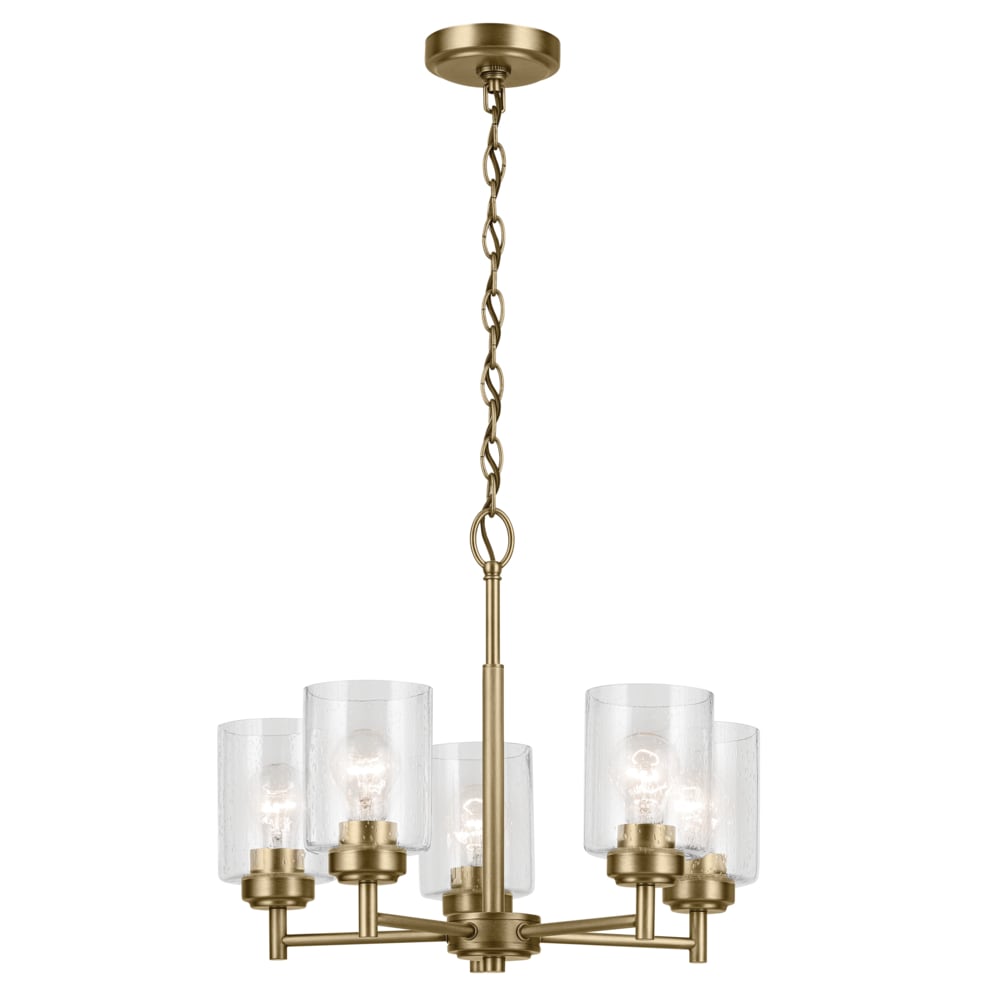 Kichler Winslow 5-Light Gold Industrial Chandelier