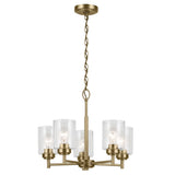 Kichler Winslow 5-Light Gold Industrial Chandelier