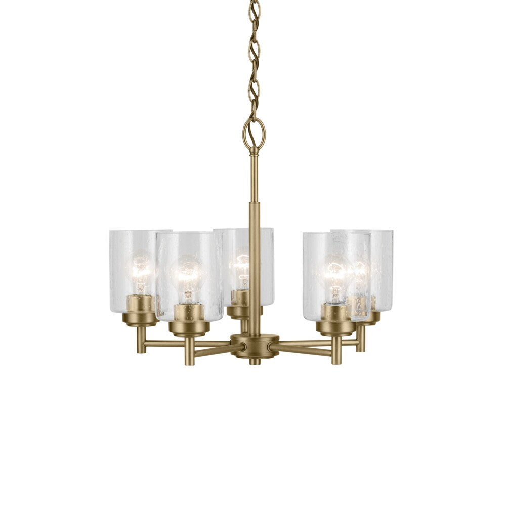 Kichler Winslow 5-Light Gold Industrial Chandelier