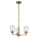 Kichler Winslow 3-Light Gold Industrial Chandelier