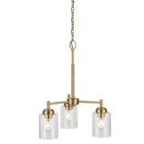 Kichler Winslow 3-Light Gold Industrial Chandelier