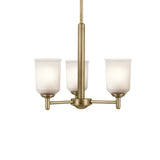 Kichler Shailene 3-Light Gold Traditional Chandelier