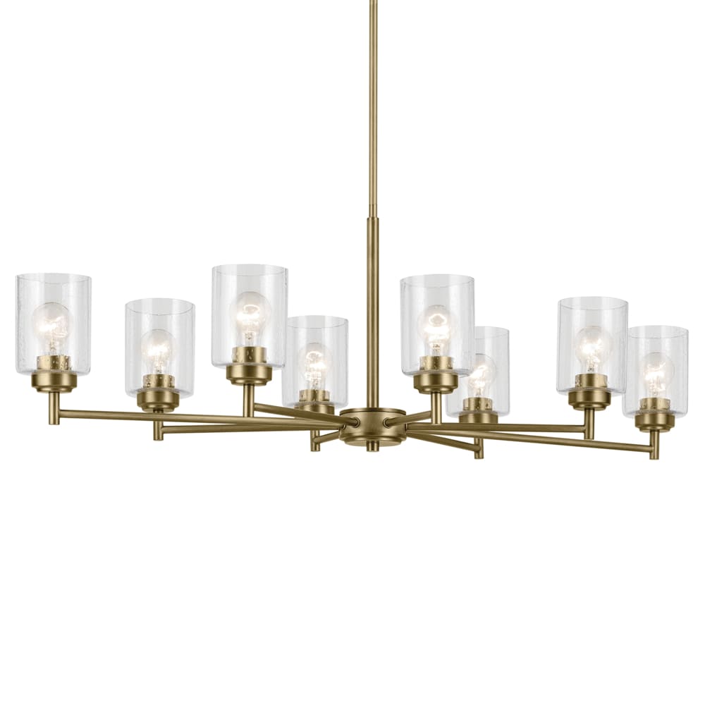 Kichler Winslow 8-Light Gold Industrial Chandelier