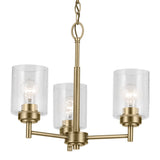 Kichler Winslow 3-Light Gold Industrial Chandelier