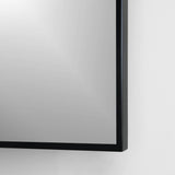 18-in x 30-in Surface Mount Black Mirrored Arched Medicine Cabinet